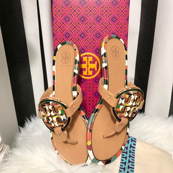 Tory Burch Miller Metal Logo Sandal🧡 - Picture 8 of 12